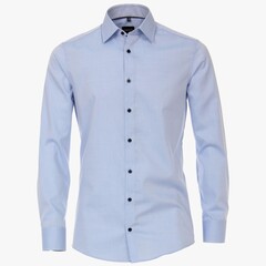 Сорочка Venti Modern Fit 103412600-115 голубая c цветной отделкой