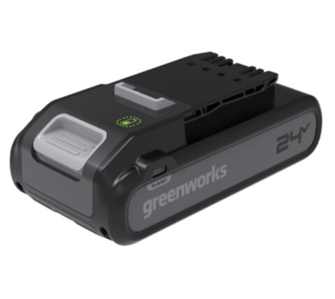 Аккумулятор Greenworks G24B4+ Арт. 2940407, 24V, 4Ач, с двумя USB-C разъемами