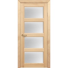 Купить Межкомнатная дверь массив сосны Порталини 9 под покраску под остекление 4