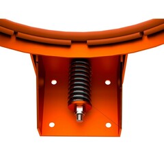 Кольцо баскетбольное амортизационное №7 120х100 мм Zavodsporta