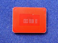 Чип для тонер-картриджа OKI C833/C843. Цвет черный. Ресурс 10K