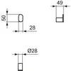 Ideal Standart T4507A2 CONCA Крючок одинарный круглый