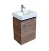 Шкафчик для раковины Geberit Smyle Square, с одной дверцей: B=49.2см, H=61.7см, T=40.6см, Пекан / Меламин, древесная структура