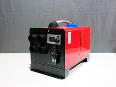 Автономный отопитель 12В 5кВт 4 Отв Пульт A2 Красный