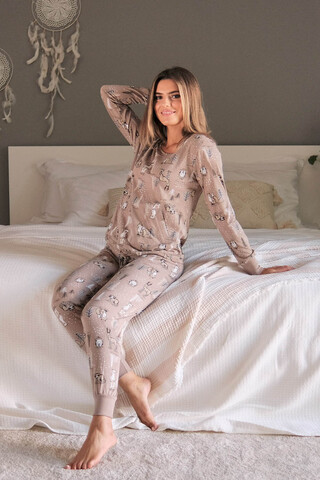 Пижама Pm.4322 Beige Doctor Nap