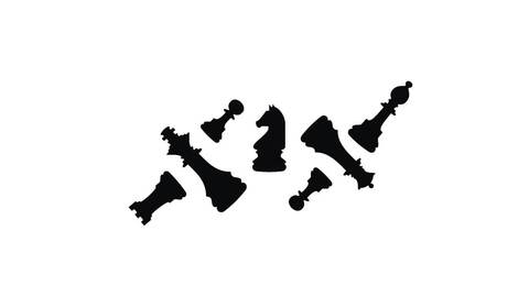 Декоративная панель "Шахматные фигуры - 2"