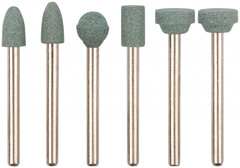 36925 Шарошки силиконово-карбидные, мини, набор 6 шт FIT