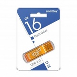 Флешка 16 GB USB 2.0 SmartBuy Glossy (Оранжевый)