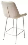 фото 3 Полубарный стул ХОФМАН, цвет H-06 Бежевый, велюр / белый каркас H=63cm М-City на profcook.ru