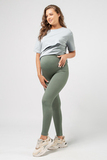 Леггинсы для беременных 15902 зеленый