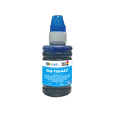 Совместимые чернила G&G GG-C13T66424A (T6642C) для Epson L100, 110, 120, 121, 132, 1300, 100 мл