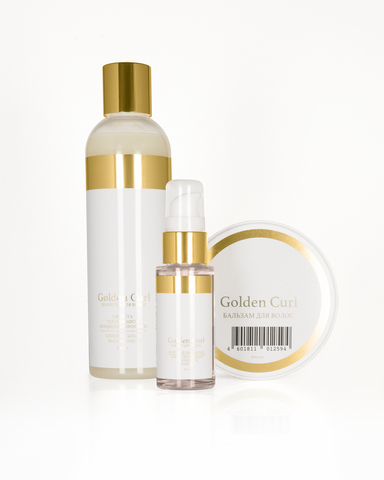 Полный набор средств для ухода за волосами Golden Curl