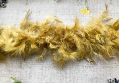 Боа куриное, 43 +/-3 гр, L 1,86 м, горчица