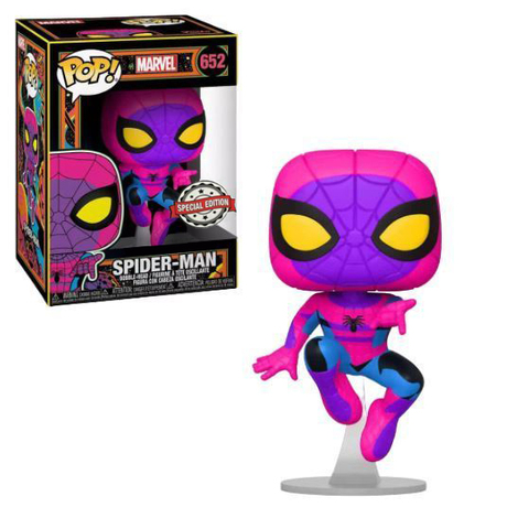 Funko POP! Marvel: Spider-Man (Blacklight Exc) (652)