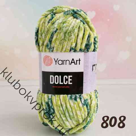 YARNART DOLCE 808, Зеленая черепаха