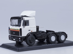 MAZ-6422 road tractor later with spoiler print Russia white Start Scale Models (SSM) 1:43