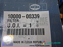Фильтр топливный / FUEL FILTER ELEMENT АРТ: 10000-00339