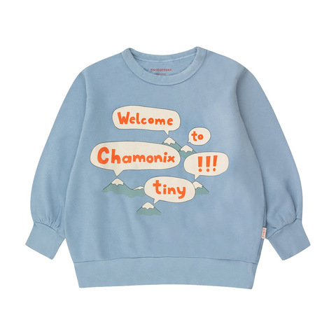 Свитшот Tinycottons Welcome Chamonix