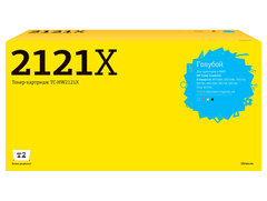 TC-HW2121X Картридж T2 для HP CLJ Enterprise M554/M555/M578/Flow M578 (10000 стр.) Голубой, с чипом