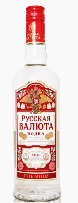 Водка Русская Валюта 38% 0,5л цена