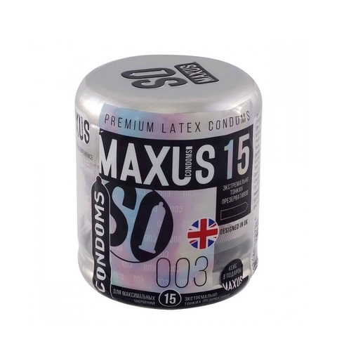MAXUS Ultra Thin №15 Презервативы в железном кейсе супертонкие