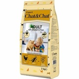 Сухой корм для кошек Chat&Chat Expert Premium, курица и горох, 2 кг