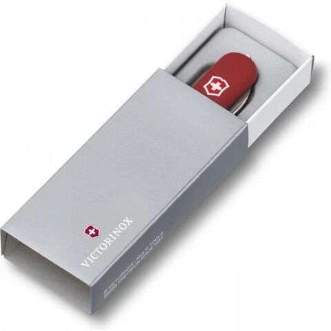 Нож-брелок Victorinox SwissLite, 58 mm, 8 функций, Translucent Red (0.6228.T)