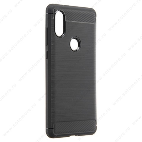 Накладка Carbon 360 силиконовая для Xiaomi Mi Mix 2S черный