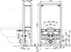 Инсталляция для биде Alcaplast A105/1000