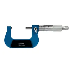 Микрометр КОБАЛЬТ механический, диапазон измерений 25-50 мм, точность 0,01 мм, кейс (919-920)