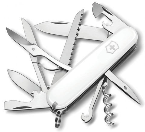 Складной нож Victorinox Huntsman (1.3713.7R) 91 мм., 15 функций, цвет белый