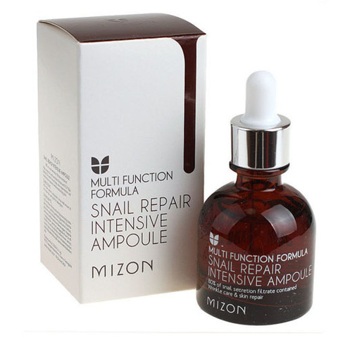 Mizon Snail Repair Intensive Ampoul - Сыворотка для лица с экстрактом улитки