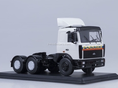 MAZ-6422 road tractor later with spoiler print Russia white Start Scale Models (SSM) 1:43