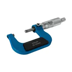 Микрометр КОБАЛЬТ механический, диапазон измерений 25-50 мм, точность 0,01 мм, кейс (919-920)