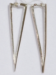 Корнер (серьги из серебра)