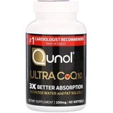Ультра Q10 100 мг, Ultra CoQ10 100 mg, Qunol, 120 капсул 1