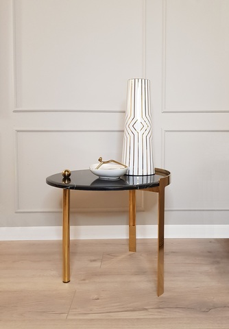 Ваза White Geometric Pattern