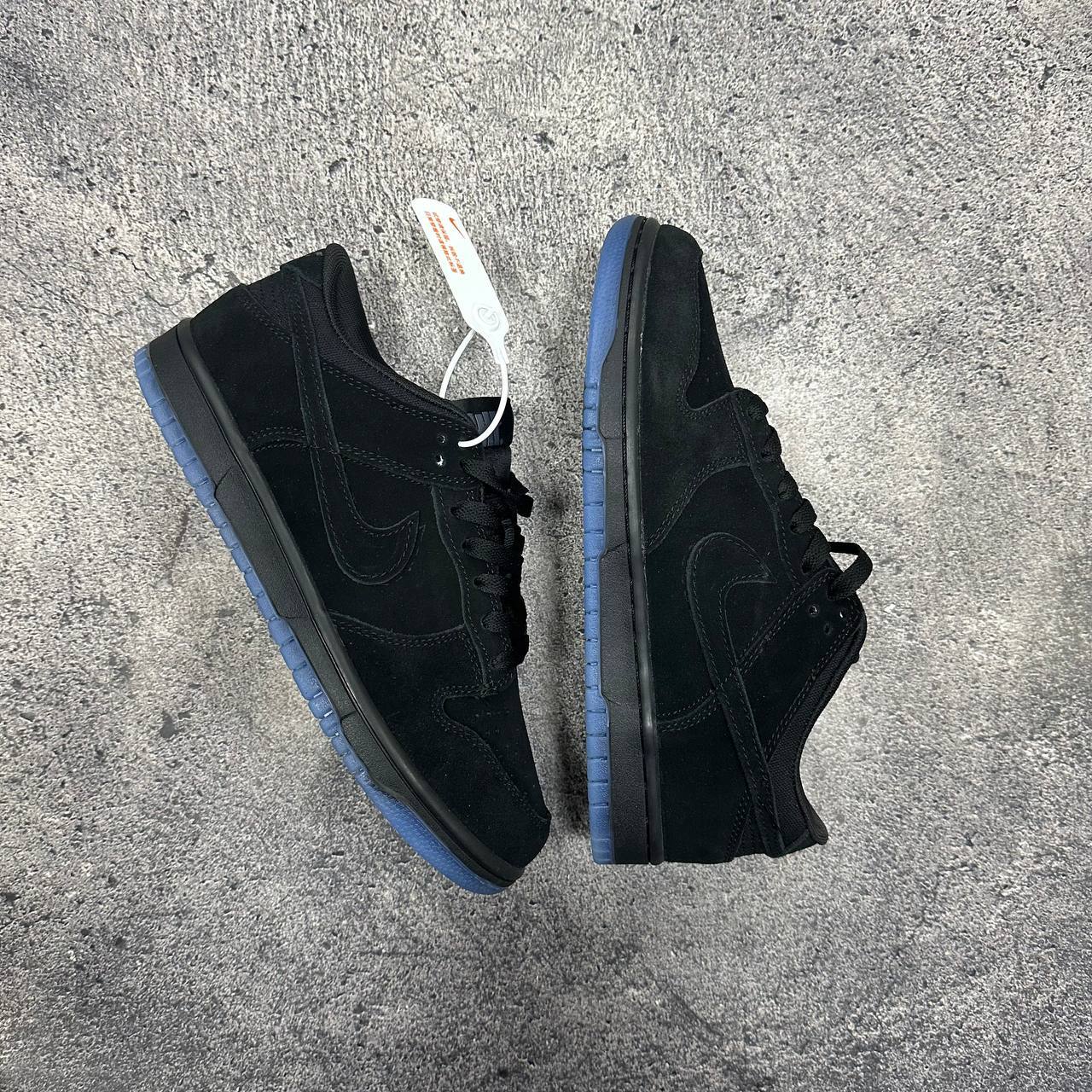 Nike Dunk Low Pro SB all black 5 499 NUMBERS