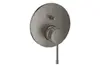 GROHE Essence 24167AL1 Внешняя часть смесителя для ванны скрытого монтажа на 2 потребителя, круглая, темный графит матовый