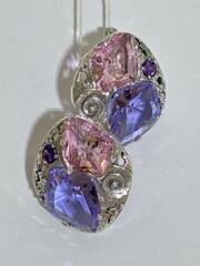 Валенсия  (серьги из серебра)