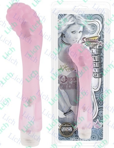 Розовый водонепроницаемый G-стимулятор LACIE