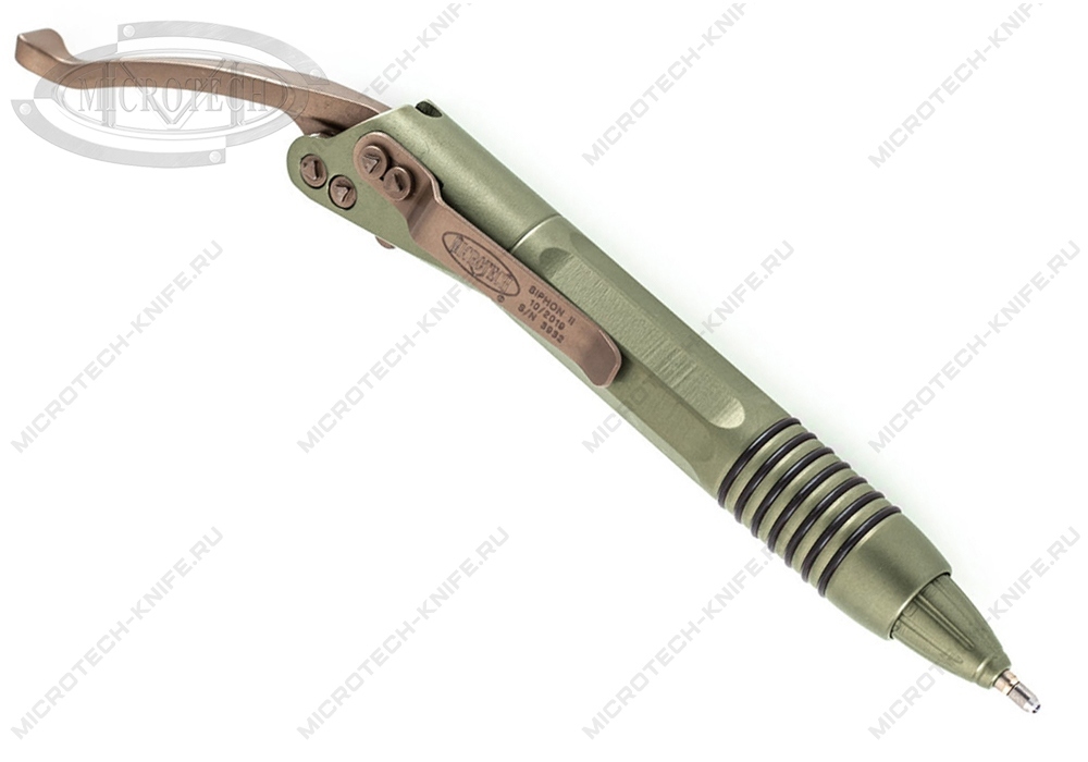 Тактическая ручка Microtech SIPHON II 401-SS-ODBZ - фотография 