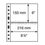 Лист для банкнот GRANDE, 2 ячейки, прозрачный