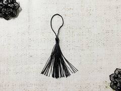 Кисть декоративная,L 8-8,5 см, чёрный