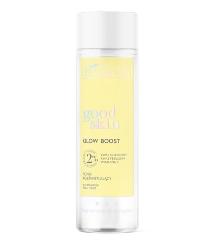 GOOD SKIN GLOW BOOST тоник с гликолевой кислотой, витамином С и феруловой кислотой, 200 мл