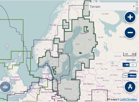 Карта: Балтийское море, Navionics+ 44XG