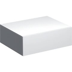 Шкафчик Geberit Xeno² с одним выдвижным ящиком: B=58см, H=20см, T=46.2см, Белый / Высокоглянцевое покрытие фото