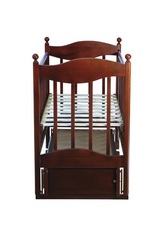 Кровать детская "Эля" пр. маятник (орех)