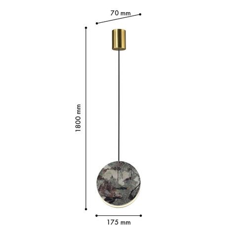 Подвесной светодиодный светильник Favourite Sten 4447-1P