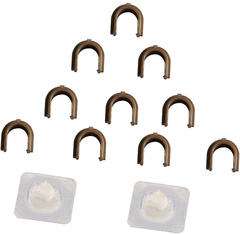 Бушинг резинового вала для HP LaserJet Enterprise P3015, M521/M525 (CET), 2 шт/компл, CET6375R